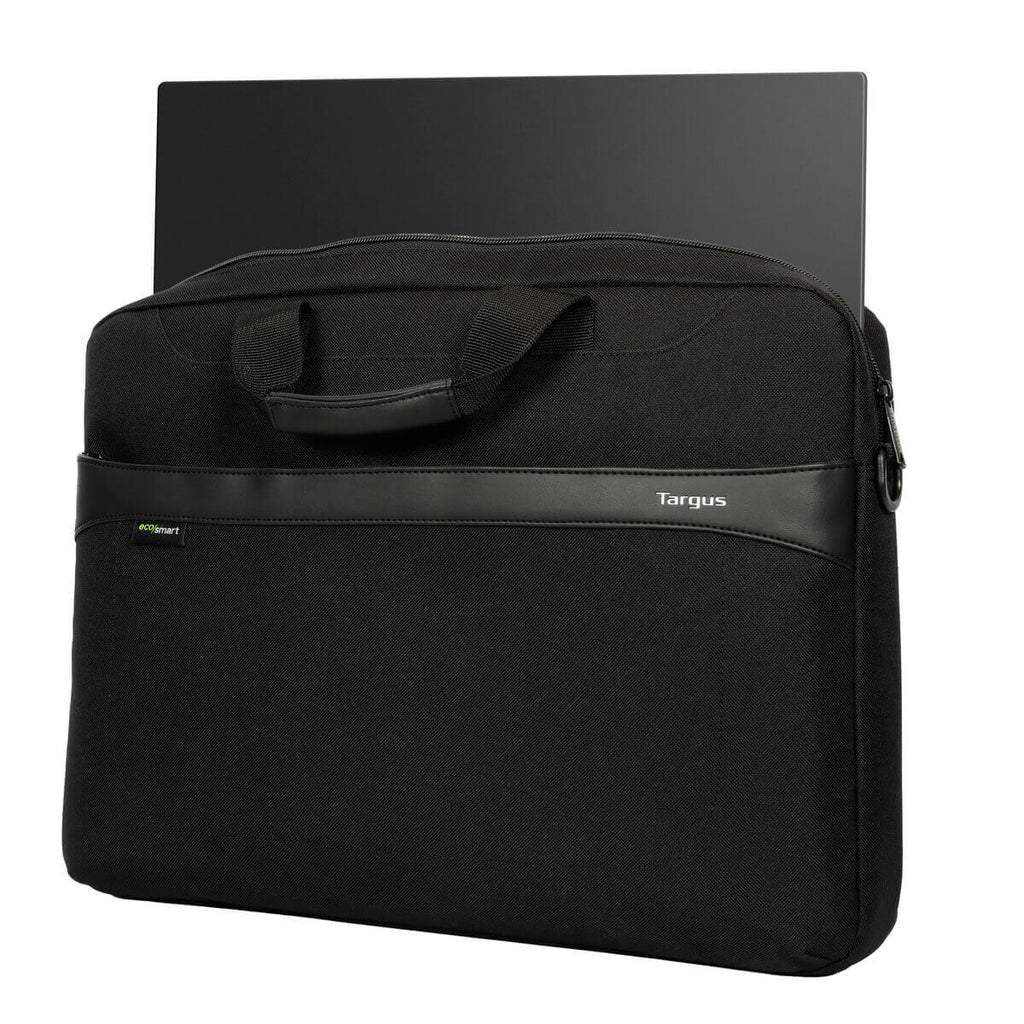 Targus GeoLite ECO Notebook-Tasche bis 16" – auf Trolley aufsteckbar, wasserfest – Schwarz