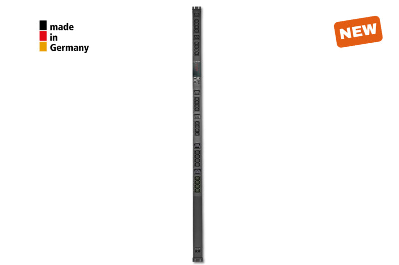 Güde Gude EPC 87-1310-18 – Rack-PDU gemessen/geschaltet, 24× IEC C13 + 6× IEC C19, 16 A, 0U vertikal, 3,6 kW