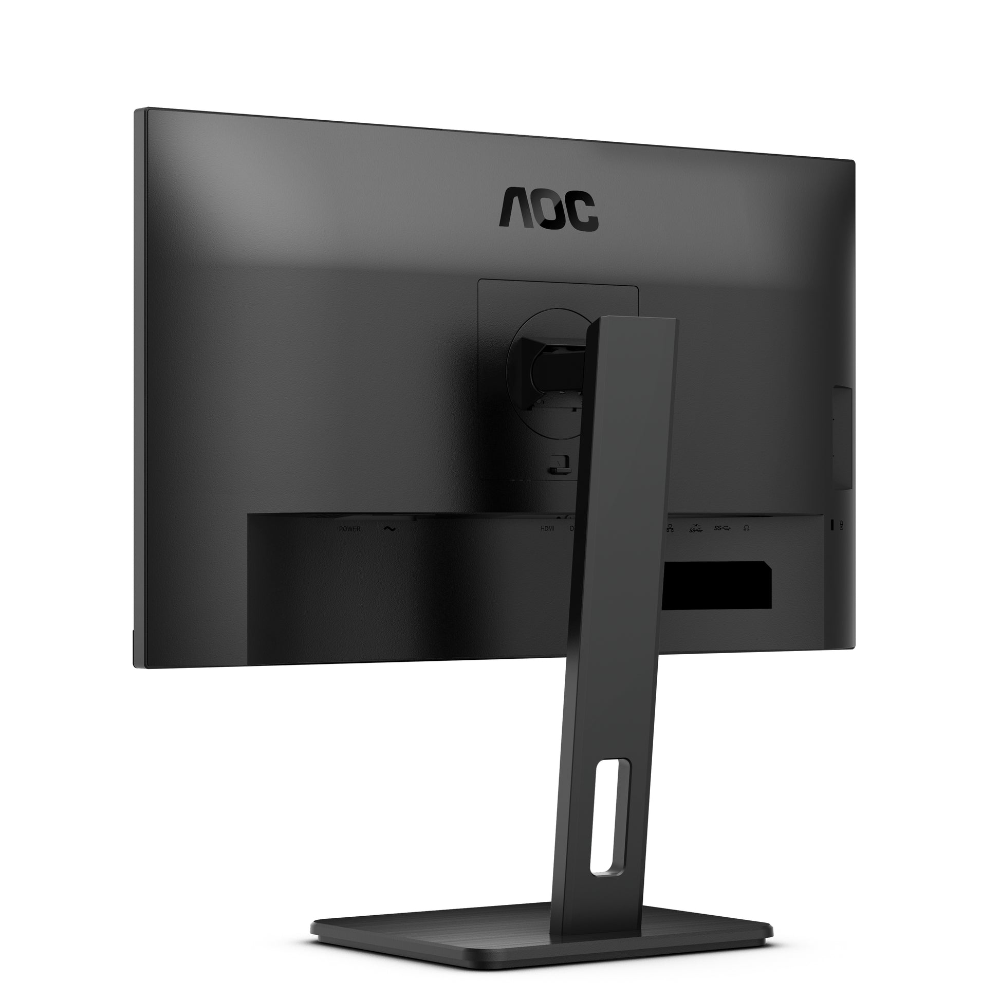 AOC Monitor, 27", IPS, 75 Hz, 350 cd/m², USB-C, Daisy Chain, USB-Hub, VESA 100 × 100, Schwarz