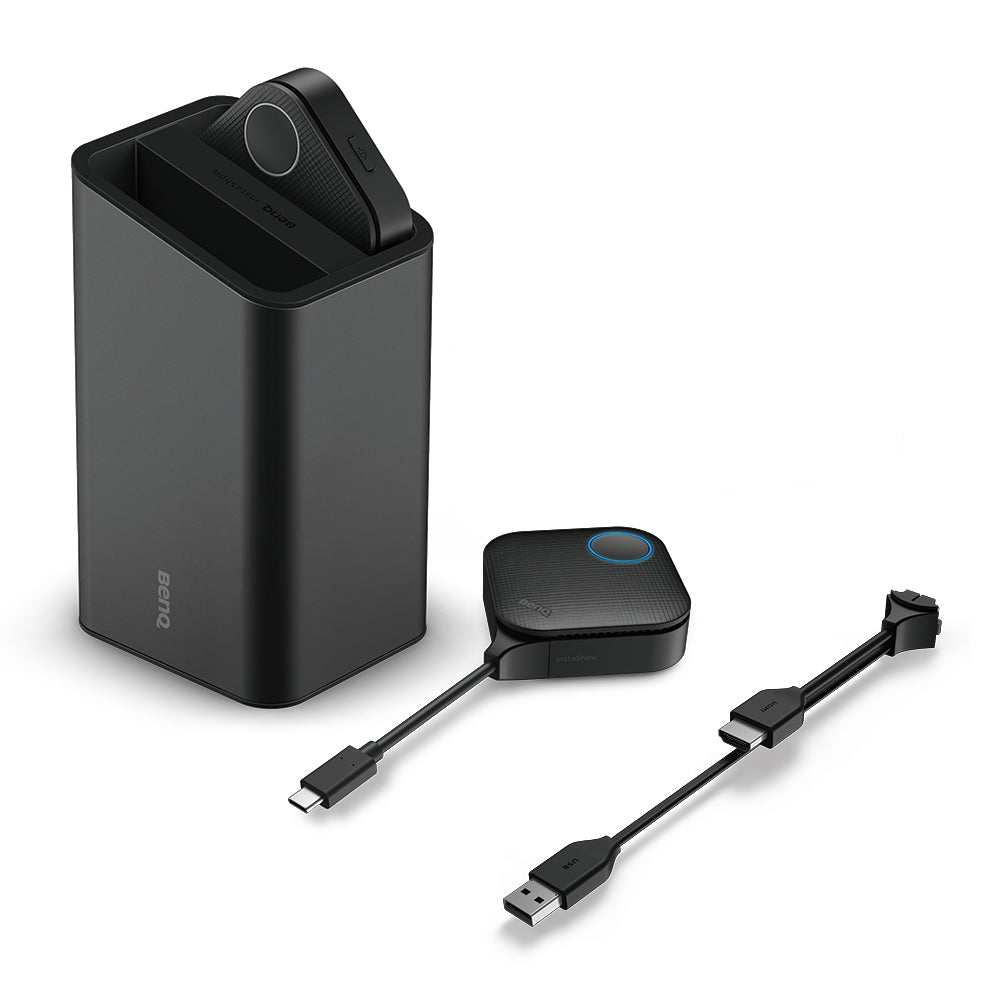 BenQ InstaShow VS10 Button Kit – Drahtloses Präsentationssystem – Full HD, 2× Button, USB-C, Schwarz