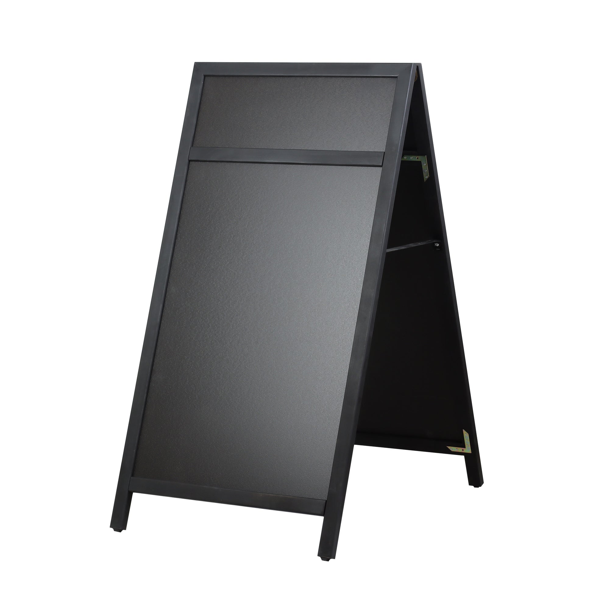 EUROPEL Kundenstopper Kreidetafel – 660 × 1'280 mm – Kiefernholz – schwarz