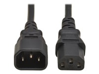 Eaton Netzkabel, IEC C13 auf IEC C14, 250 V, 10 A, 1 m, Schwarz