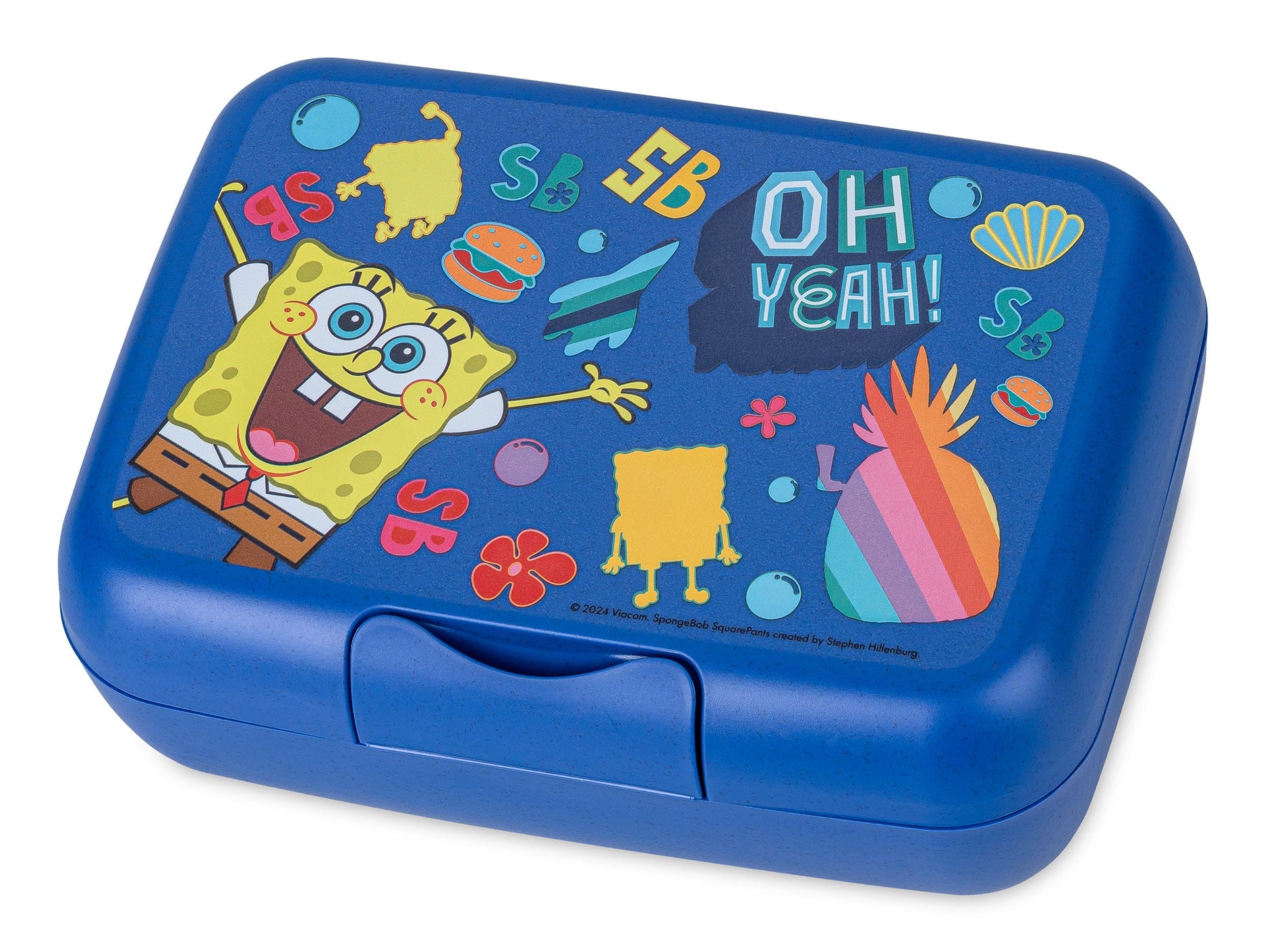 koziol Lunchbox 19 × 13,5 × 6,5 cm, Kunststoff (biozirkulär), mit Trennschale, mehrfarbig