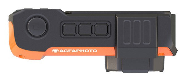 AgfaPhoto Realishot Wp9500 Action – Unterwasserkamera, wasserdicht bis 3 m, 24 MP, 5K, Orange