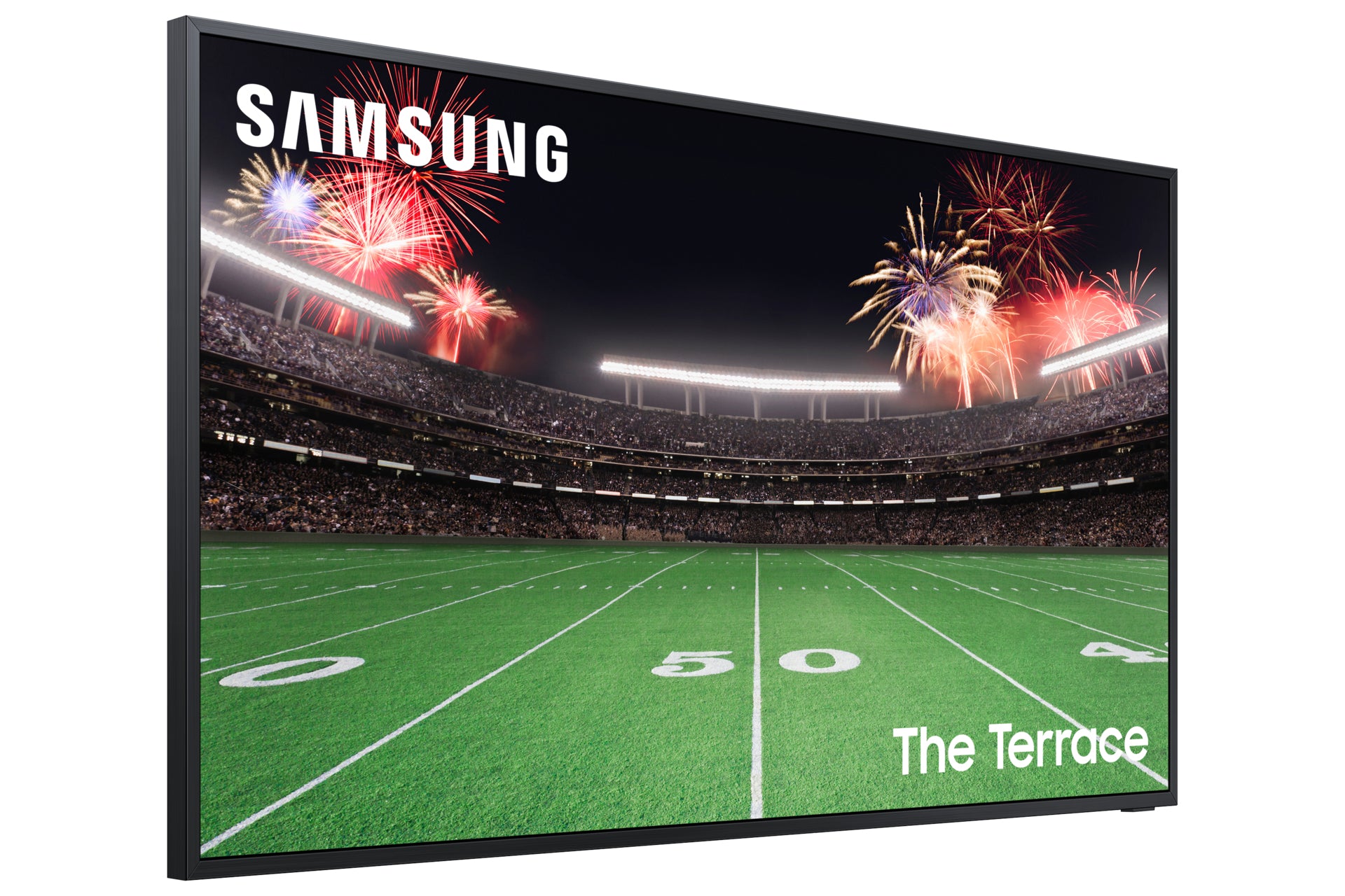 Samsung The Terrace LST7D – 65" Outdoor-Signage-Display – 4K UHD – Neo QLED – Tizen – 120 Hz – 2000 cd/m²