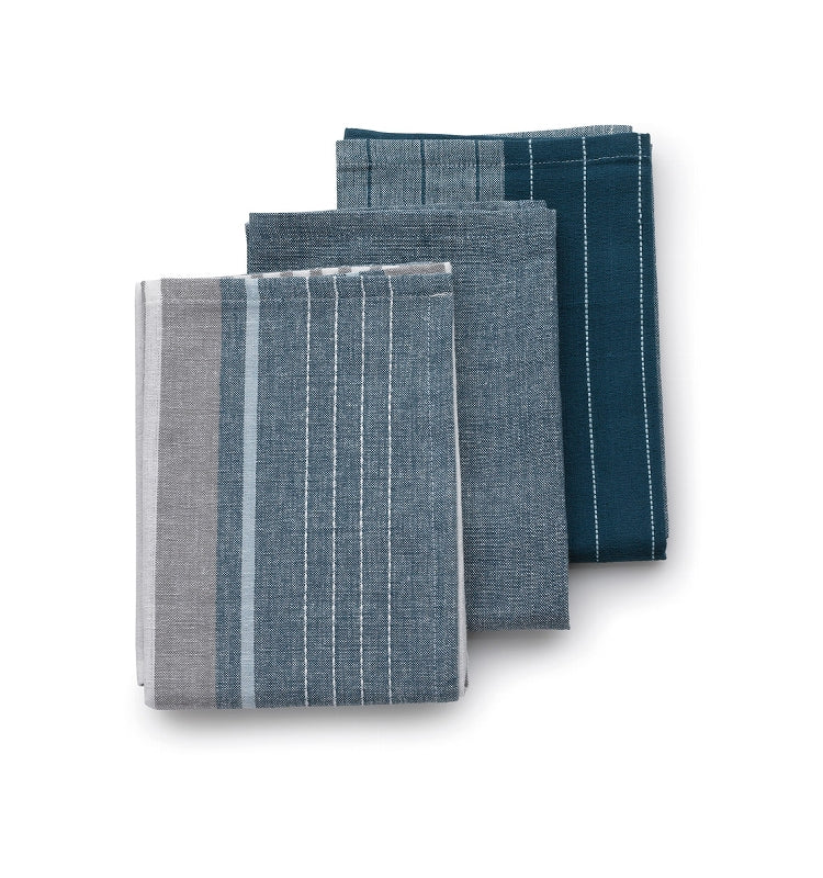 Kela Geschirrtuch Pasado – assortiert – 45 × 65 cm – Baumwolle – 3er-Set