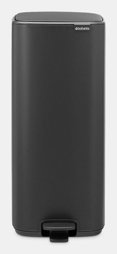 Brabantia Papierkorb – 30 l – Stahl, Anthrazit – B × H 288 × 647 mm