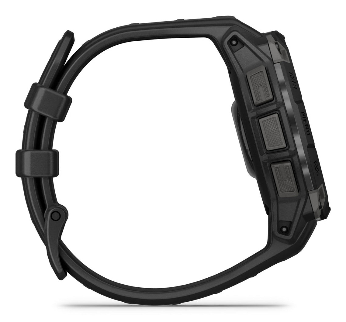 Garmin Instinct 3 – GPS-Smartwatch – 45 mm, 1,2" AMOLED, NFC, 10 ATM, Schwarz, Silikonband