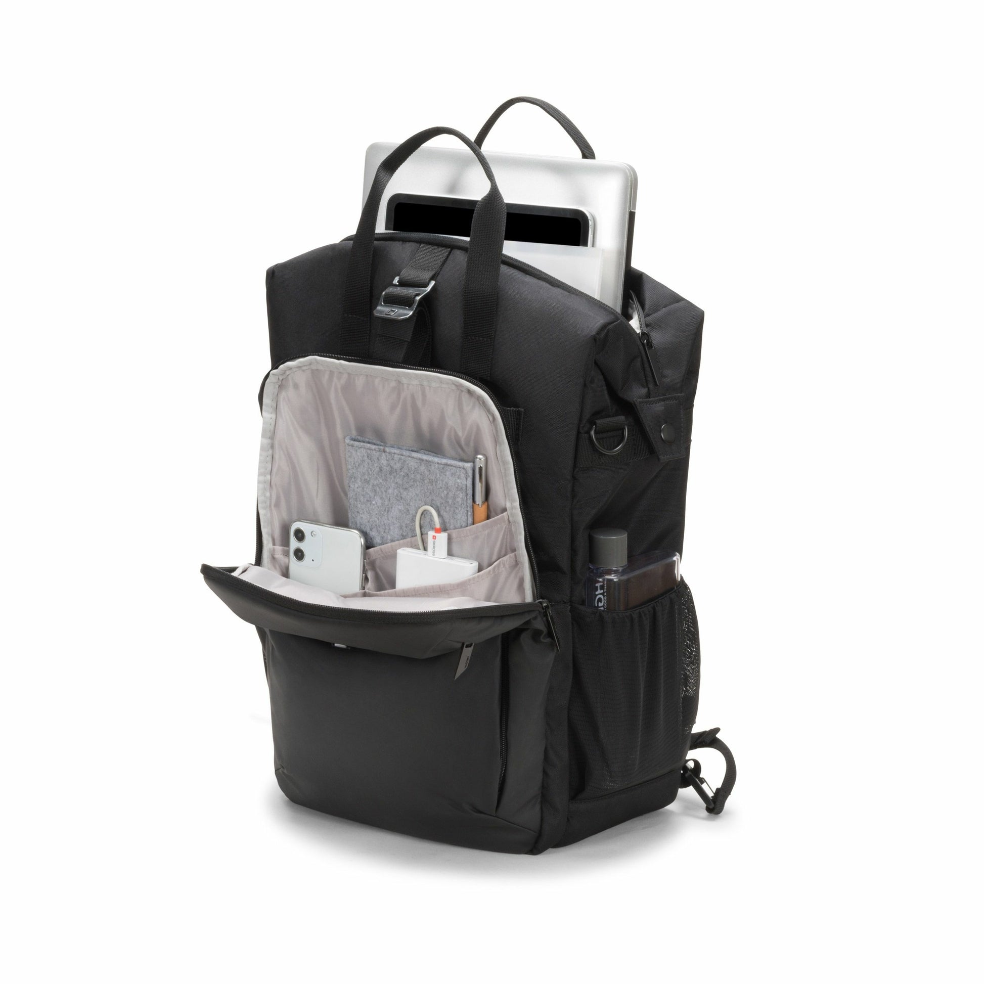 DICOTA Notebook-Rucksack bis 15" – für Microsoft Surface, mit Tabletfach – Schwarz