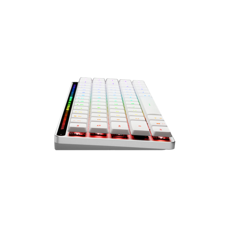ASUS ROG – Gaming-Tastatur 65% – Mechanisch – USB/Bluetooth/2,4 GHz – QWERTY (Nordisch) – RGB – Weiss