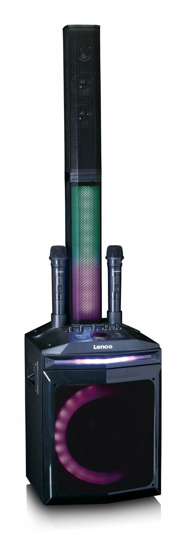 Lenco PA-220BK – Party-Lautsprecher – 120 W, LED