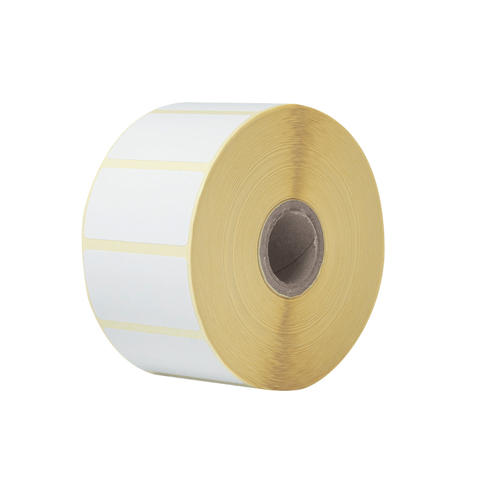 Brother Etiketten, 51 mm × 49,4 m, weiss, Papier, permanent, 16 Rollen