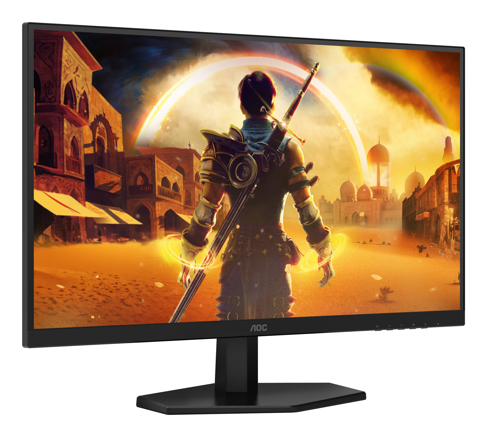 AOC Q27G42XNE – Monitor, 27" 2560 × 1440 (WQHD), VA, 180 Hz, Adaptive Sync, Integrierte Lautsprecher, Schwarz