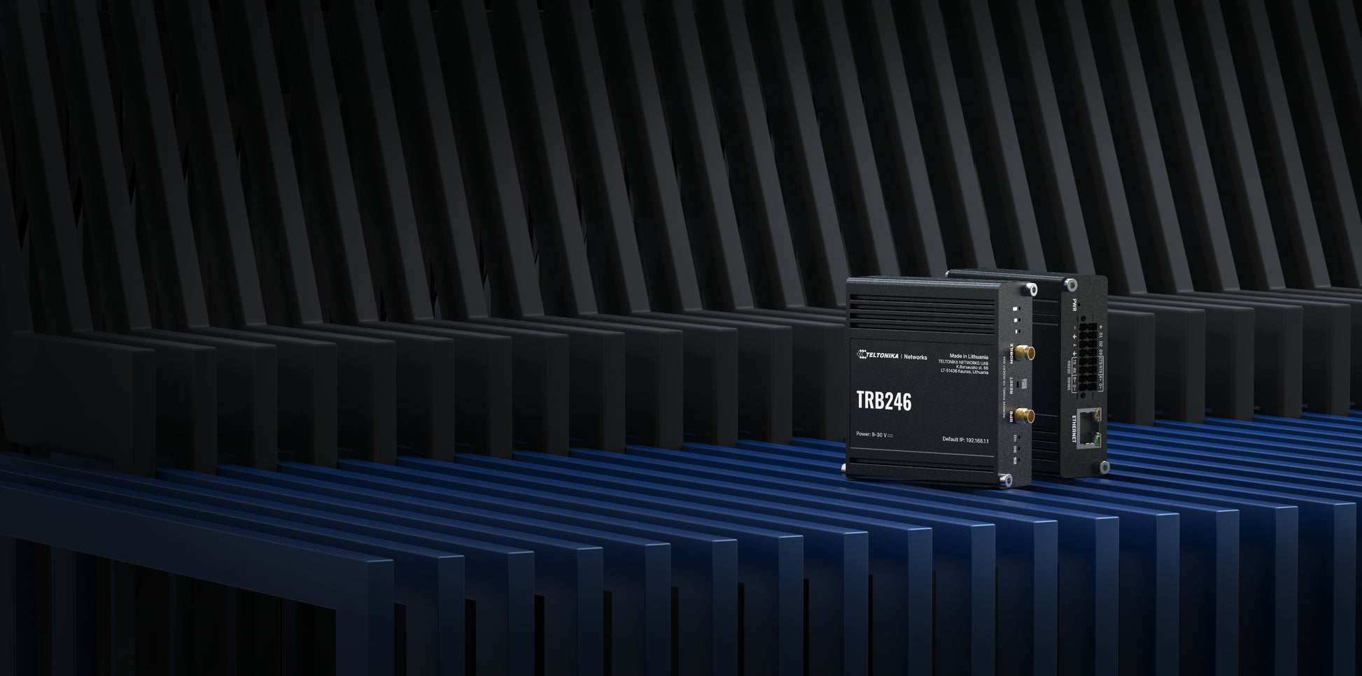 Teltonika Gateway TRB246 – 4G-LTE, Dual-SIM – 1× RJ-45 (10/100), RS-232/RS-485, RMS
