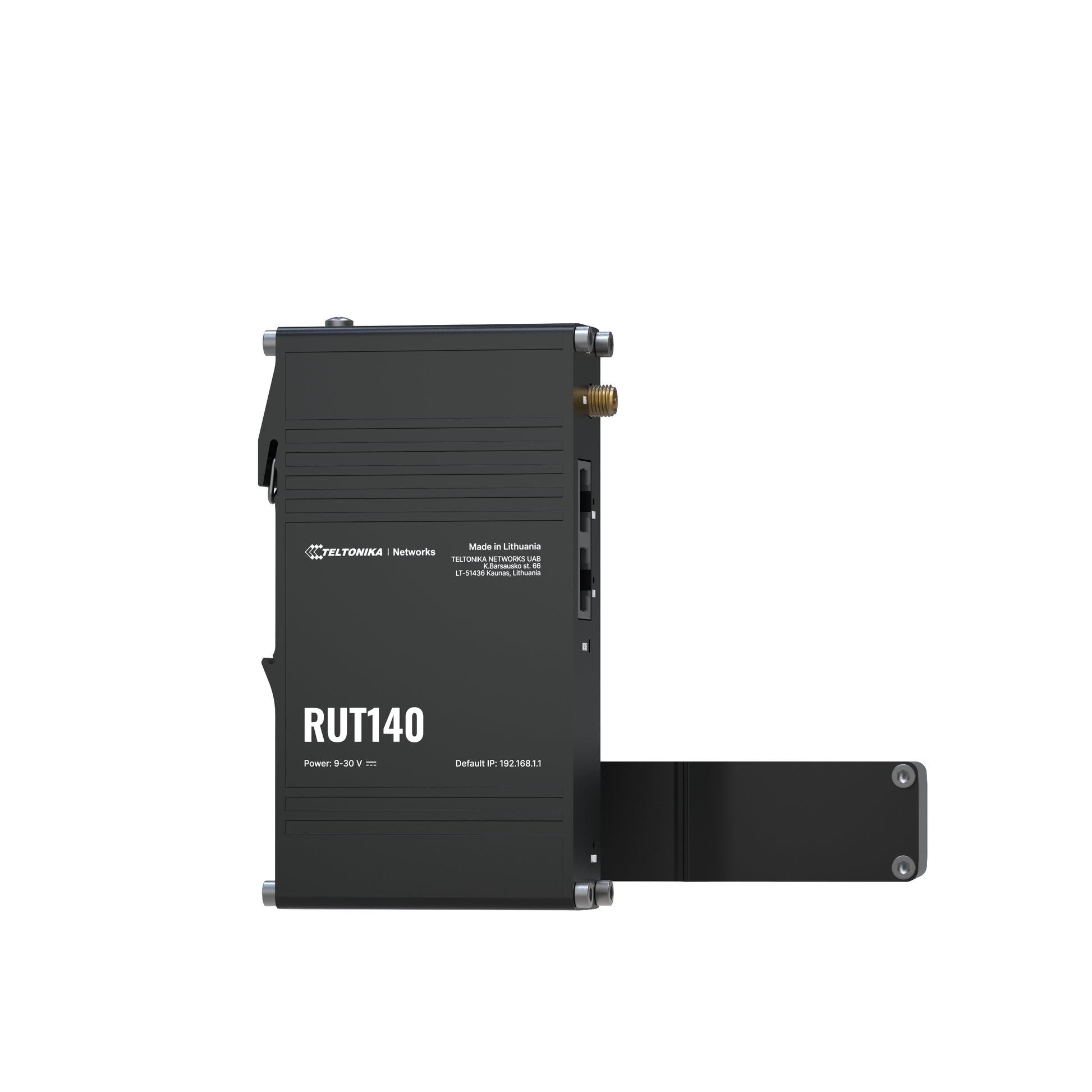Teltonika RUT140 VPN-Router – Ethernet-WAN, 2× 10/100 Mbit/s, Wi-Fi 4 (802.11n), DIN-Schiene
