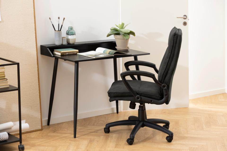 Actona AC Design Bürostuhl Brad – Anthrazit, Mikrofaser