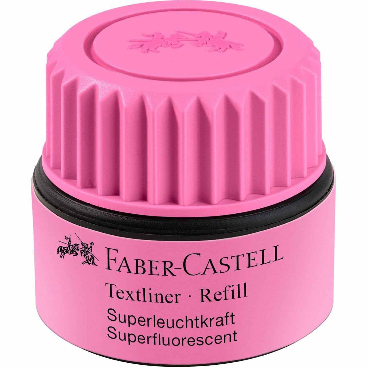 Faber-Castell Textmarker-Nachfüllung 1549 für Textliner Grip Marker 1543, 1546 – Pink, 1–5 mm, 30 ml
