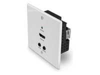 Lindy HDBaseT-Transmitter (EU-Wanddose), HDMI, 4K60, bis 70 m, IR/RS-232