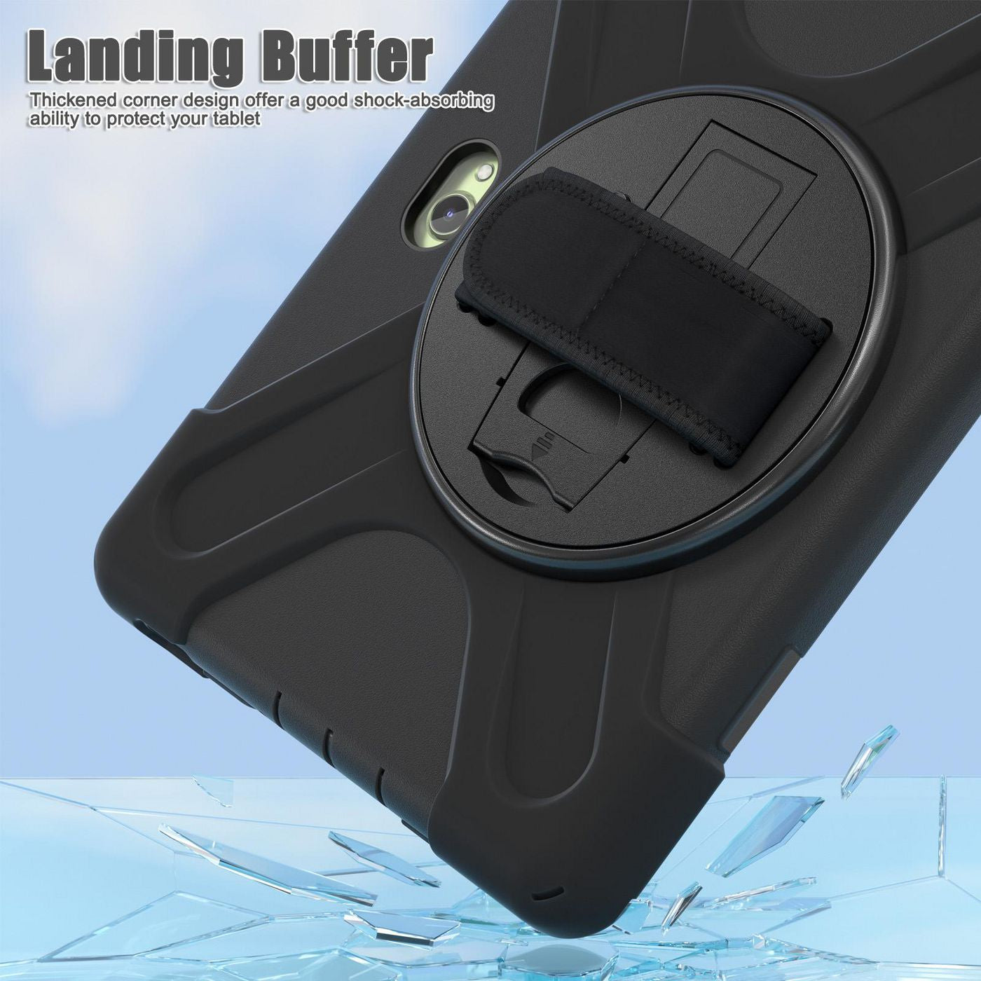 eSTUFF AUSTIN Defender Tablet-Hülle für Samsung Galaxy Tab Active5 – Schwarz