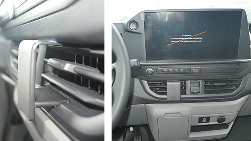 Brodit Auto-Befestigungssockel (ProClip) – für Ford Transit Custom, Tourneo Custom (2024–25) – Schwarz, ABS
