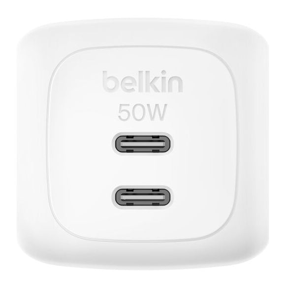 Belkin BOOSTCHARGE Netzteil – 50 W, 2× USB-C, PD + PPS