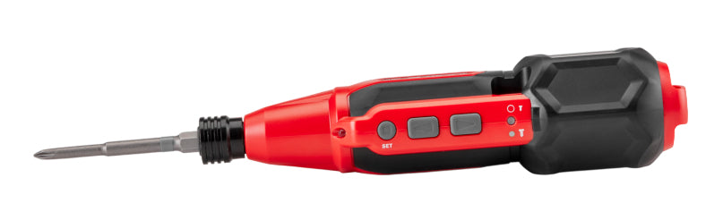 Laserliner PDS5 Präzisionsschrauber – 3,6 V – 1/4" – 5–15 Nm – 1×1,0 Ah & Ladegerät, 15 Bits, Tragetasche