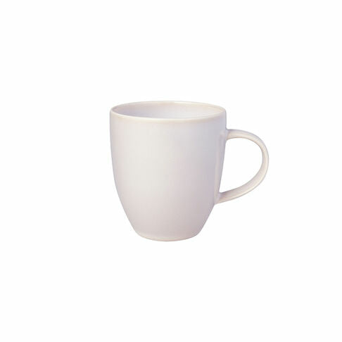 Villeroy & Boch Crafted Cotton Kaffeebecher – 0,35 l, Porzellan, weiss, spülmaschinenfest, mikrowellenfest, mi