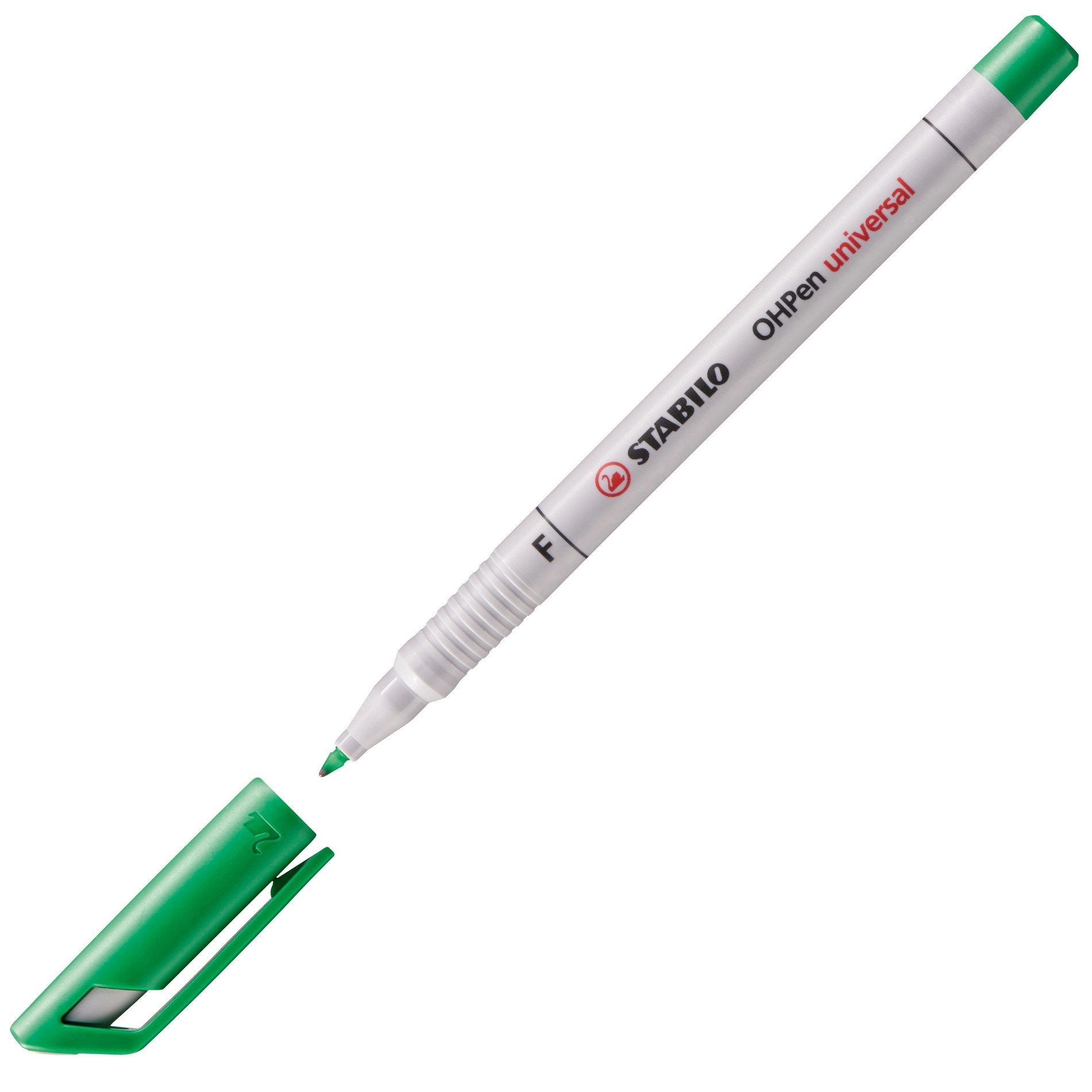 STABILO Non-Permanent-Marker OHPen – fein 0,7 mm – grün – trocken abwischbar