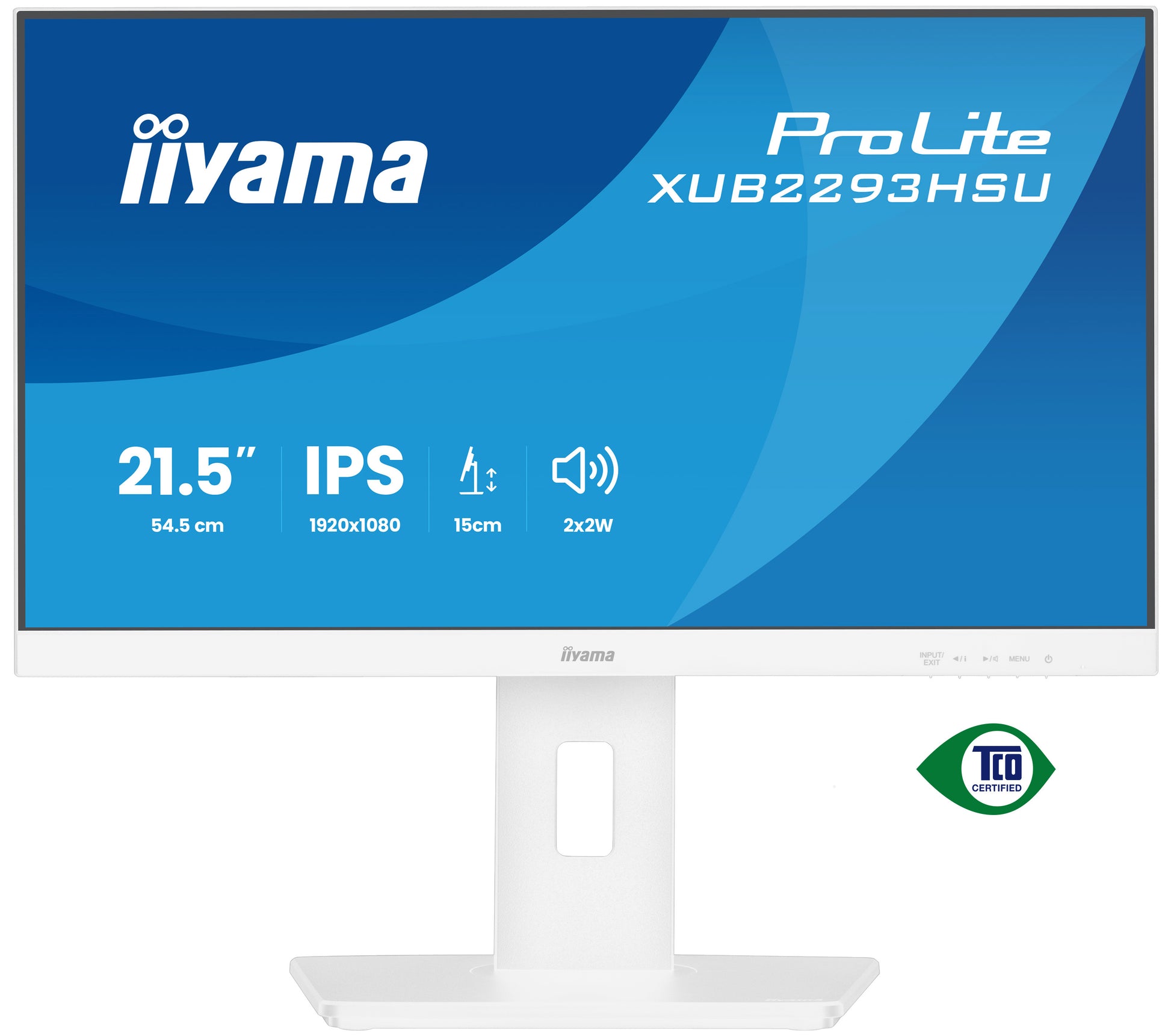iiyama 21,5", 1920 × 1080 (Full HD), IPS, 100 Hz