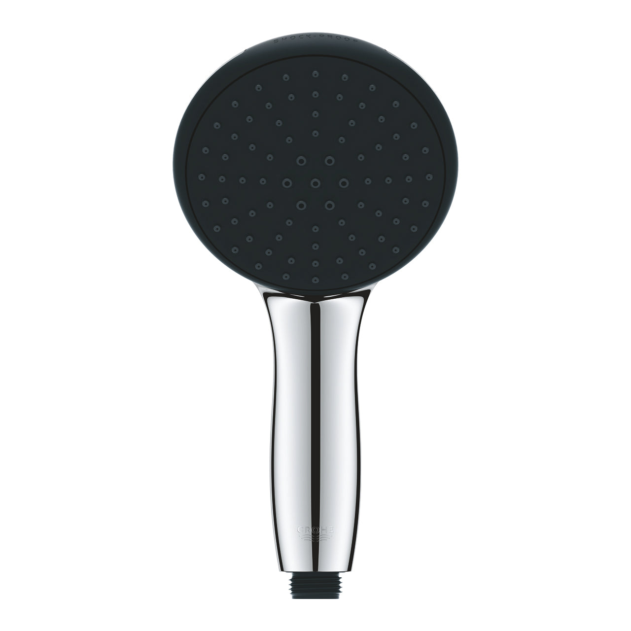 GROHE Vitalio Start 110 Handbrause – Messing, Chrom, Schwarze Siebplatte