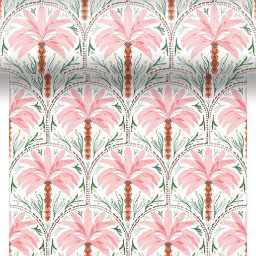 Paper + Design Tischläufer auf Rolle – 40 cm×4,8 m, Papier, mehrfarbig, Palme, FSC