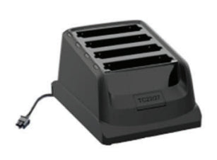 Zebra CRDCUP-TC2L4B-01 – Ladestation, 4-fach, für TC21/TC26/TC22 usw., Schwarz