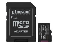 Kingston Technology Kingston Canvas Select Plus Gen3 Speichergerät – 512 GB, microSDXC, A1, 150 MB/s, inkl. Adapter