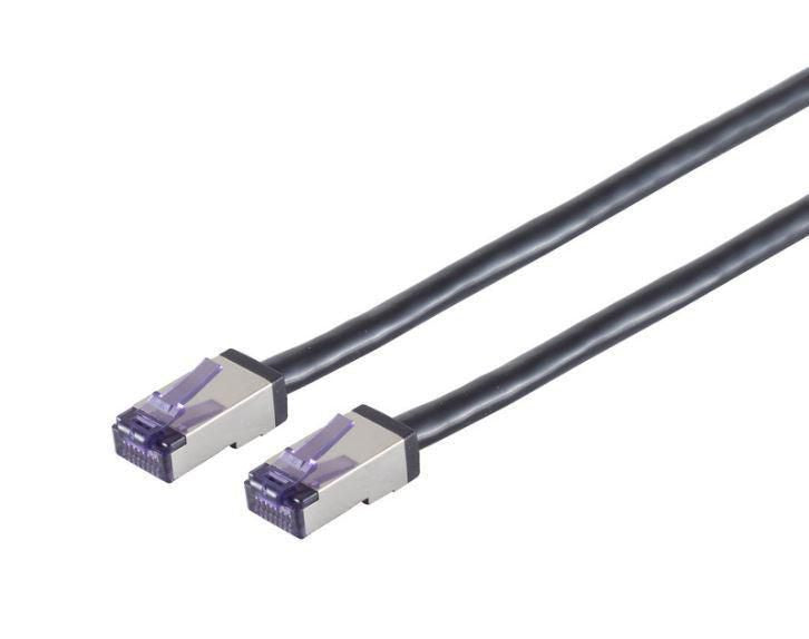 Lanview HIGH-FLEX Patchkabel – Cat6a S/FTP, 10 m, Schwarz