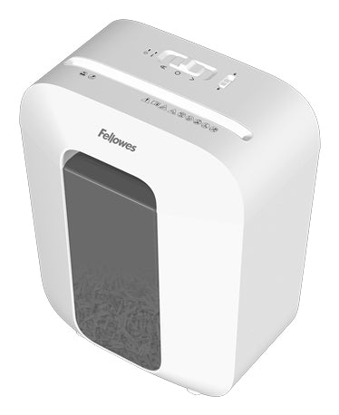 Fellowes LX50 – Aktenvernichter, DIN P-4, Partikelschnitt 4 × 37 mm, 9 Blatt, 17 l