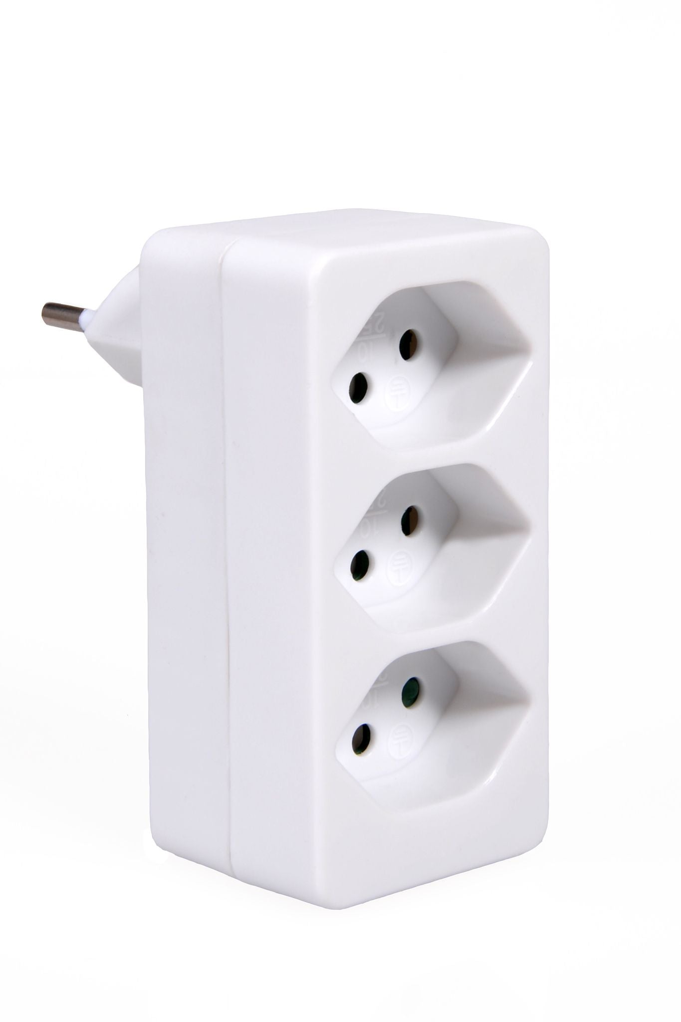 M. Schönenberger Schönenberger Steckdosenleiste, 3×T13, Eingang T12, 10 A 230 V, 2 m – weiss