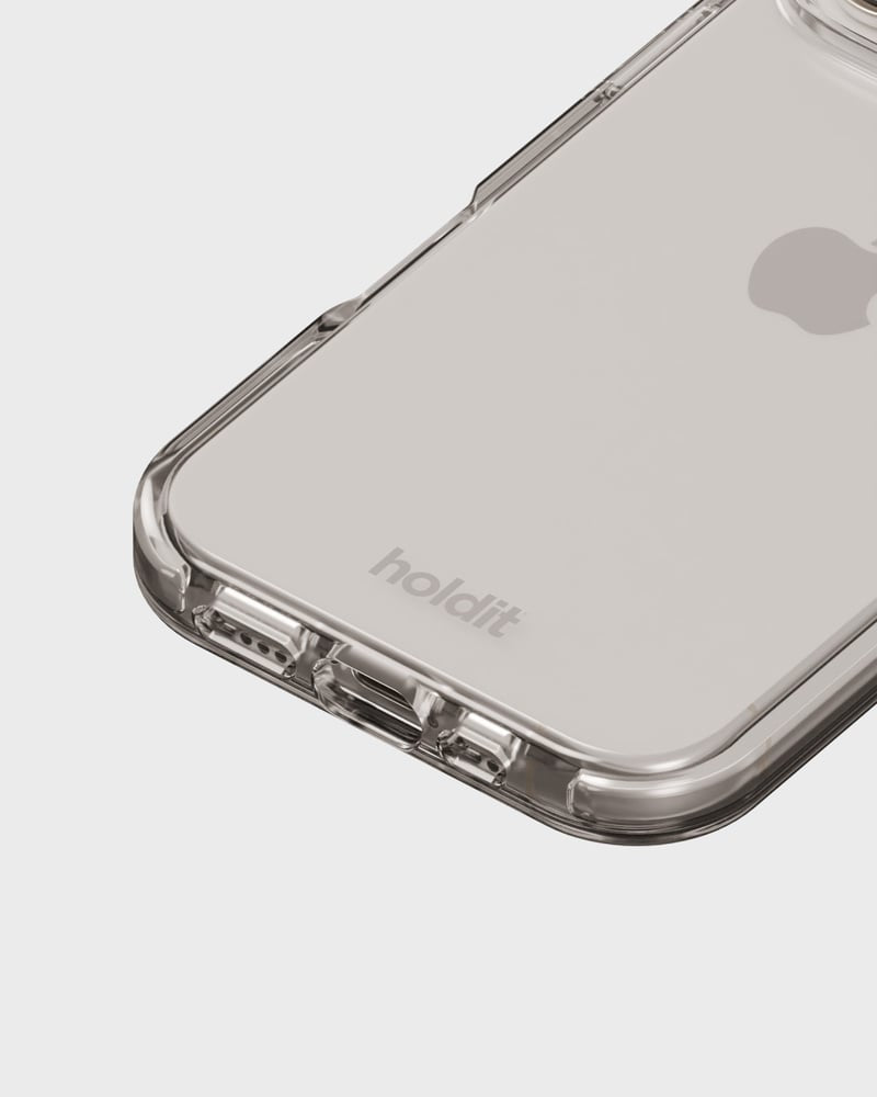Holdit – Backcover – für Apple iPhone 16 Pro – weiss – TPU, kabelloses Laden
