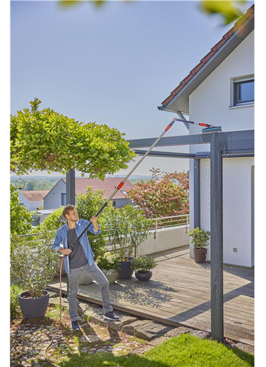 Gardena Wischerstiel Cleansystem Stiel Flex – 53,0 cm – grau, orange