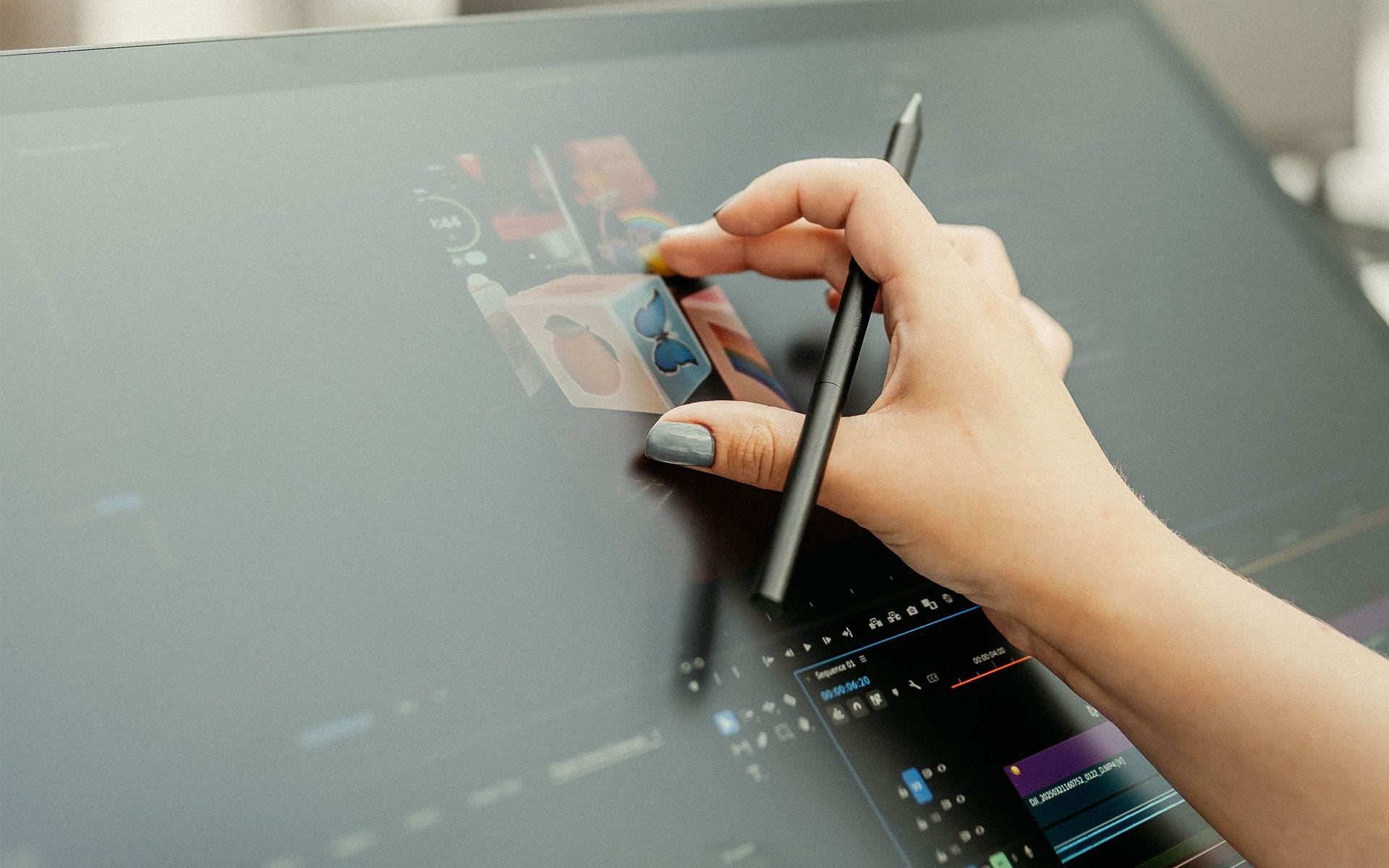 Wacom Stiftdisplay Cintiq 24 Touch Graphic, Stift + Touch, schwarz