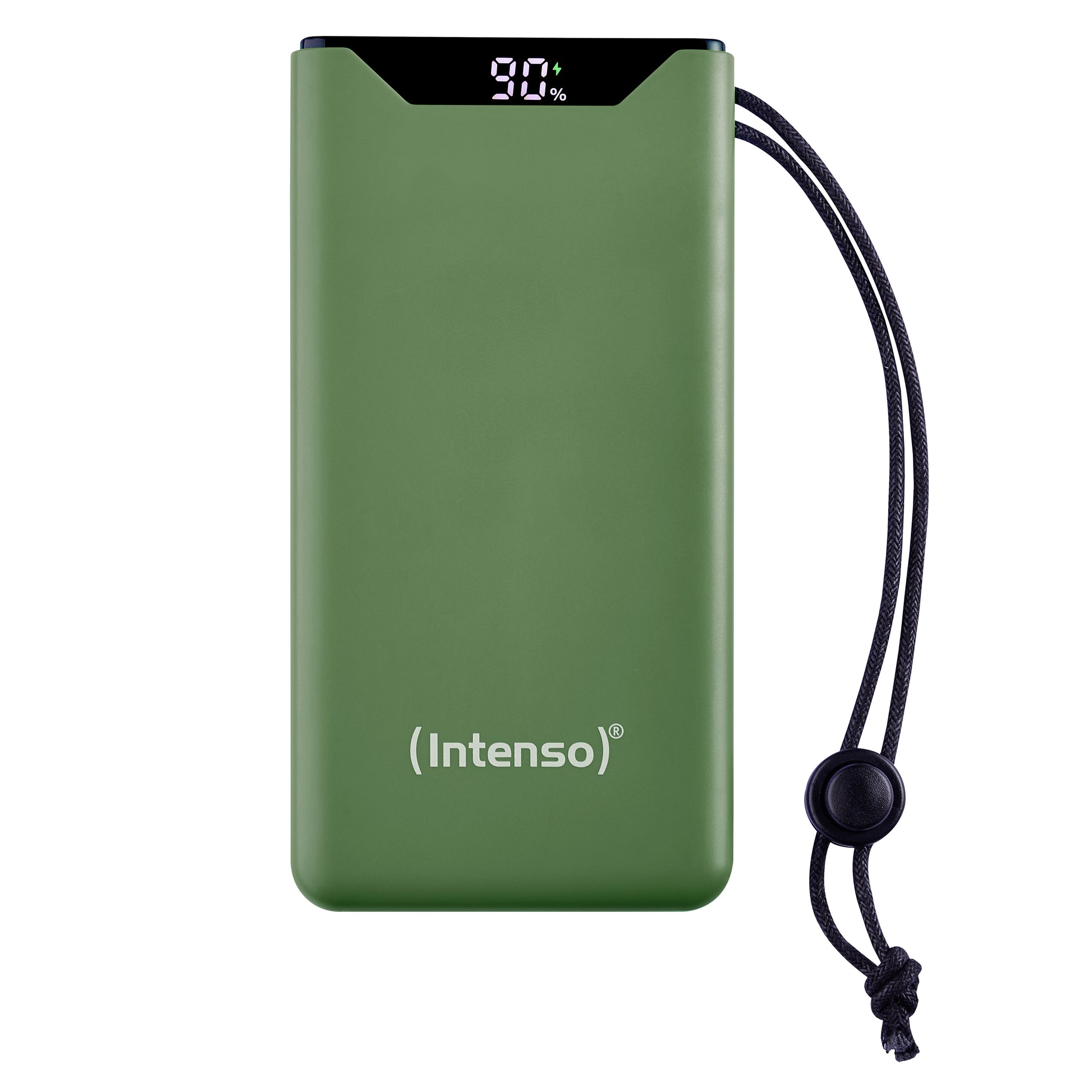 Intenso F10000 Powerbank 10'000 mAh – 20 W PD, 1× USB-C, 1× USB-A, grün