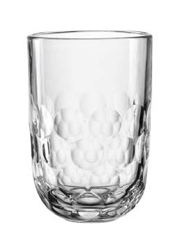 LEONARDO Cappuccino-Becher – 0,38 l, Kalk-Natron-Glas, Transparent, 6-teilig