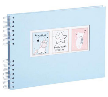 Exacompta Fotoalbum – für 320 × 220 mm, hellblau, Papier