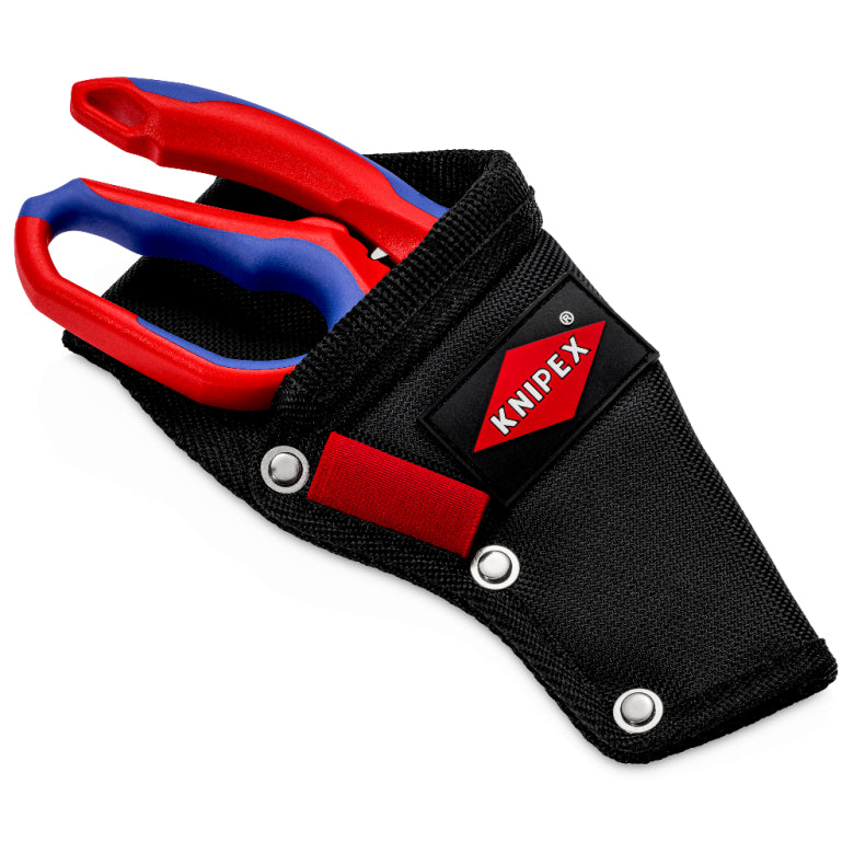 Knipex Gürteltasche Schraubendreher-Halter – Schwarz, Polyester, B 40 × H 215 × T 110 mm, für Zange, Scheren