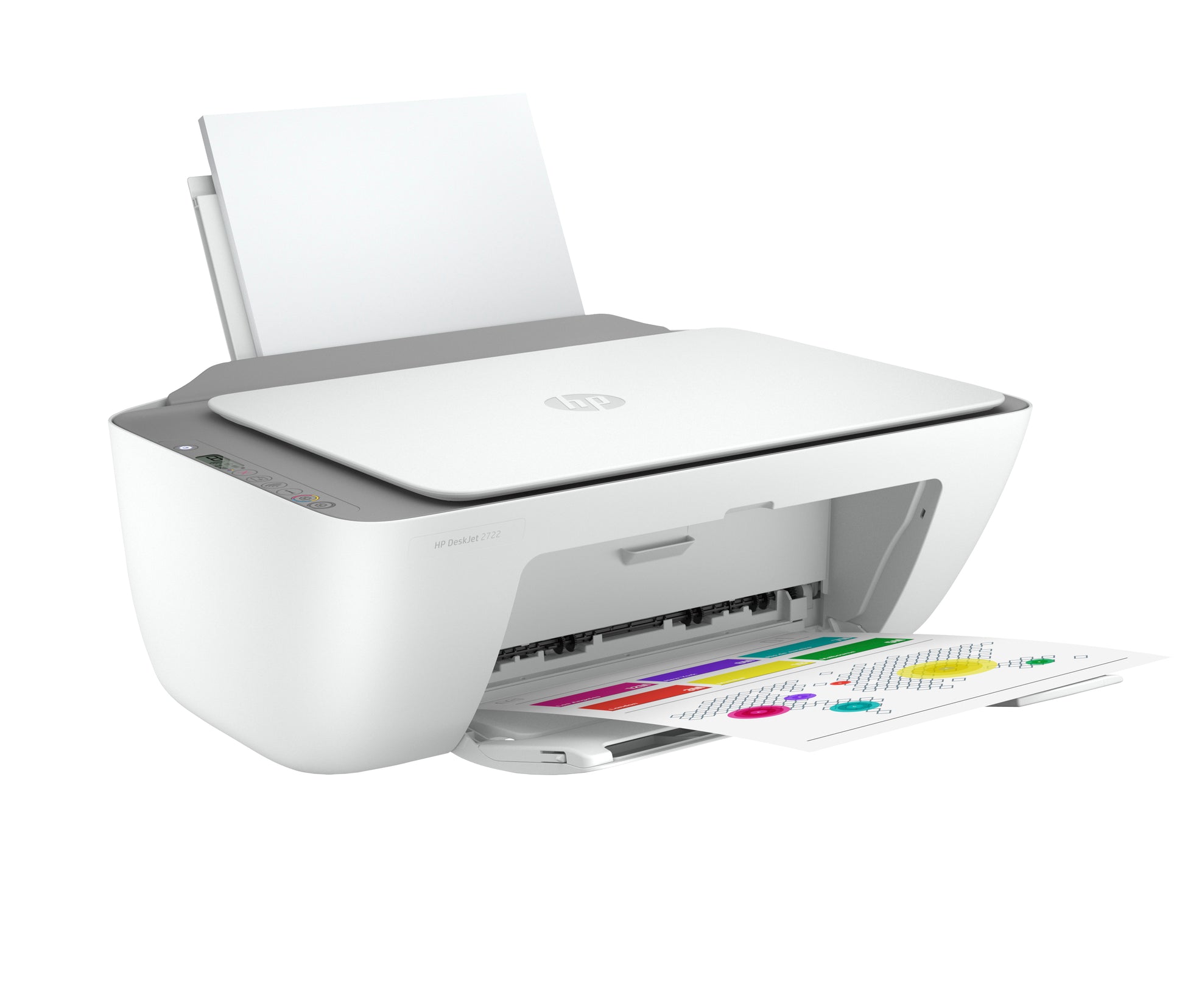 HP DeskJet 2722 All-in-One – Farbtintenstrahl-Multifunktionsdrucker, A4, 3-in-1, Duplex, WLAN, AirPrint