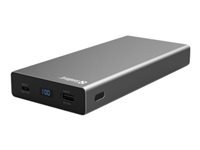 Sandberg Powerbank 20000 mAh, PD 100 W, für Smartphones, Notebooks, Tablets, Grau