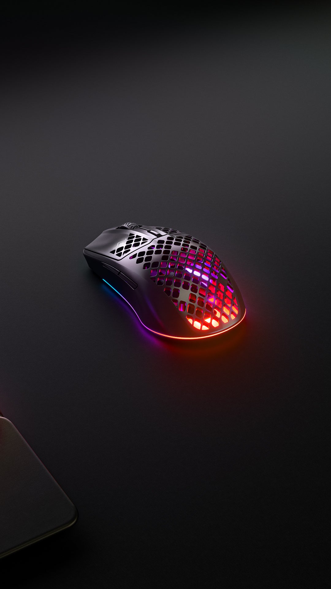 Steelseries Aerox 3 Wireless Gaming-Maus – kabellos, 1000 Hz, 6 Tasten, für Rechtshänder, schwarz