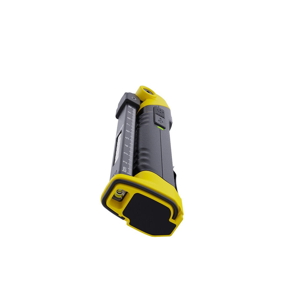 NORDRIDE Arbeitsleuchte Line Flex – 650 lm, Akku, IP65, Magnet, faltbar – Schwarz