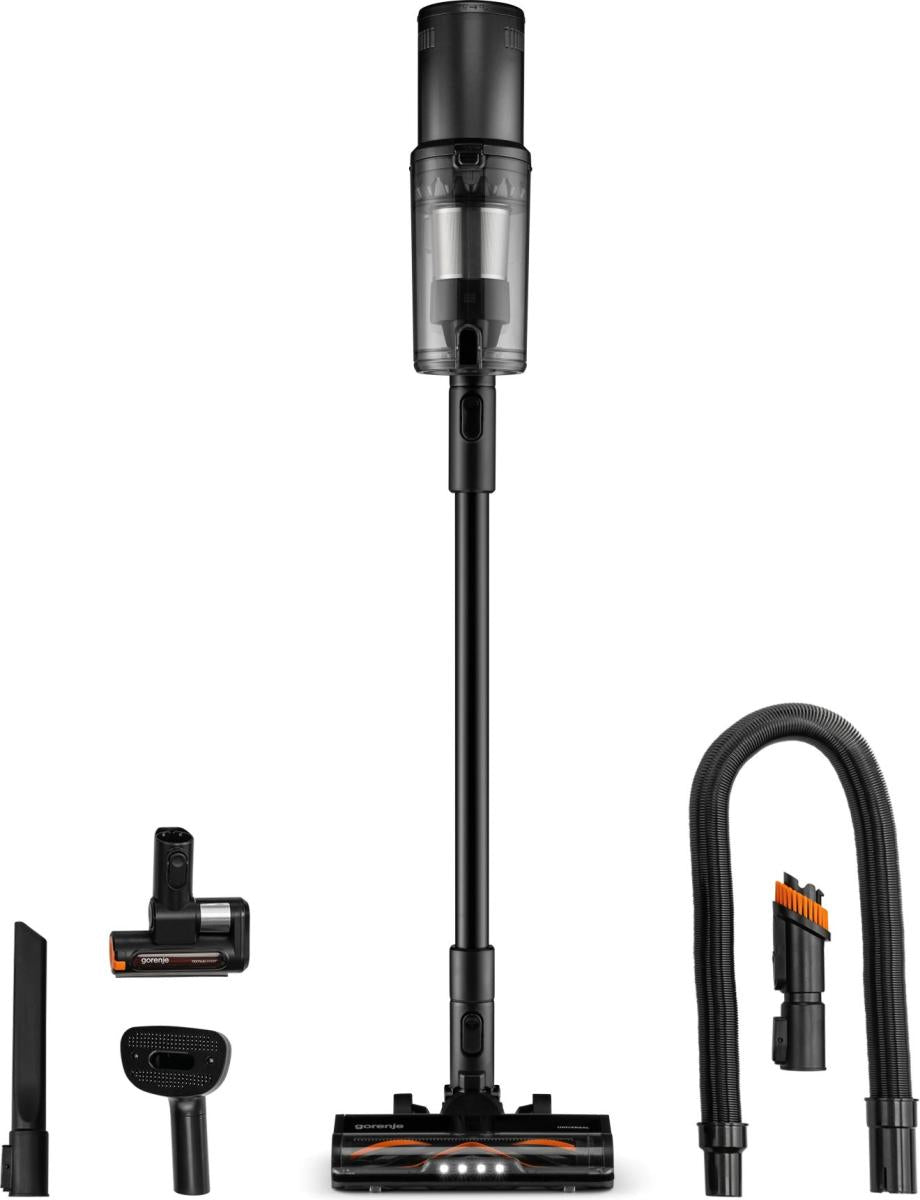 Gorenje Kabelloser Staubsauger SVC296449NMBL NEOMASTER, 2-in-1 – 60 Min., 190 AW, Behälter 0,6 l