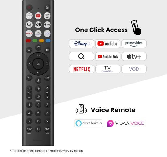 Hisense A7Q 75A7Q – 75" TV – 4K UHD – QLED – VIDAA – 60 Hz – Dolby Vision, HDR10, HLG