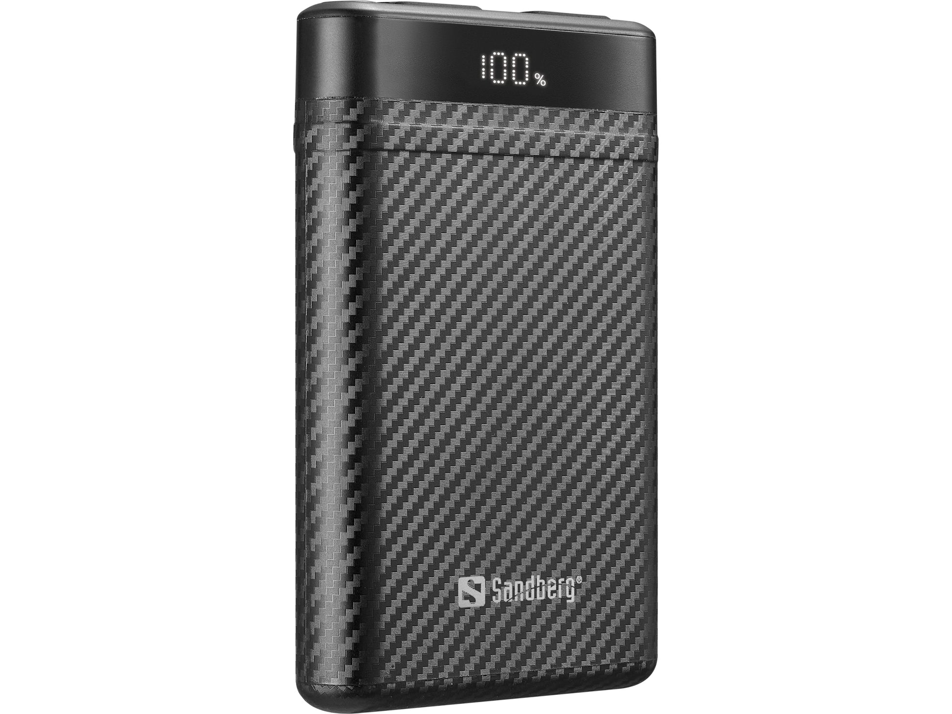 Sandberg Survivor Nano Outdoor Powerbank 10'000 mAh – 20 W PD, 2× USB-C, IPX8, schwarz